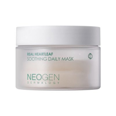 NEOGEN DERMALOGY REAL HEARTLEAF SOOTHING DAILY MASK 180ml/40pads