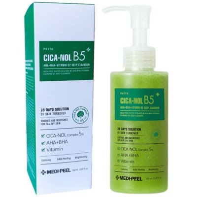MEDI PEEL PITOSCYCANOL B5 AHA BHA VITAMIN CAMING O2 DEEP CLEANSER 150ml