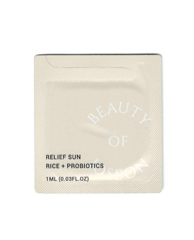 BEAUTY OF JOSEON Relief Sun : Rice + Probiotics Sample 1ml