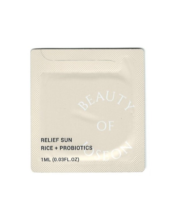 BEAUTY OF JOSEON Relief Sun : Rice + Probiotics Sample 1ml