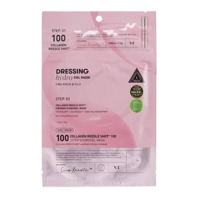 VT COSMETICS COLLAGEN REEDLE SHOT 100 2STEP HYDROGEL MASK