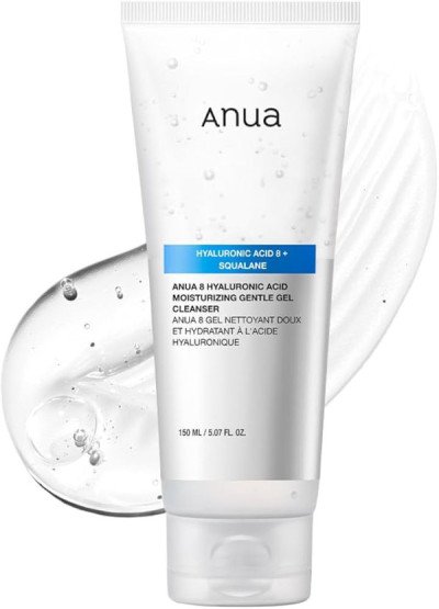 ANUA 8 HYALURONIC ACID MOISTURIZING GENTLE GEL CLEANSER 150ml