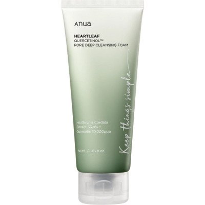 ANUA HEARTLEAF QUERCETINOL PORE DEEP CLEANSING FOAM (RENEW) 150ml