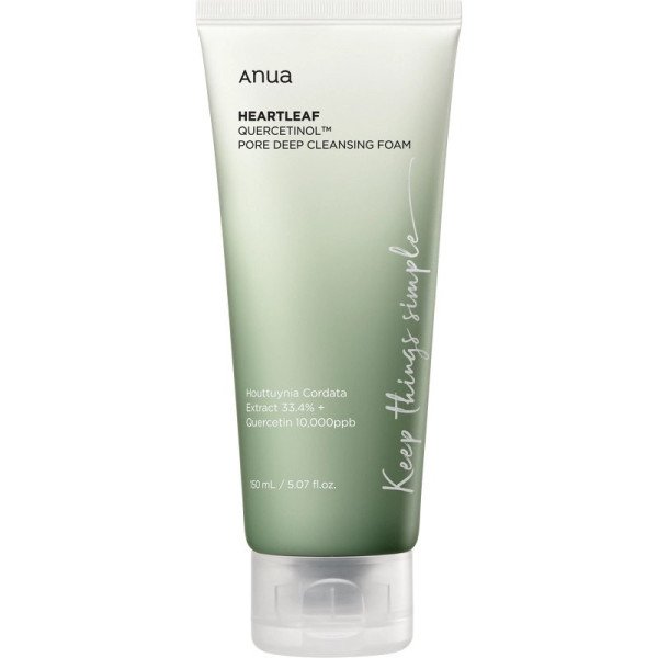 ANUA HEARTLEAF QUERCETINOL PORE DEEP CLEANSING FOAM (RENEW) 150ml